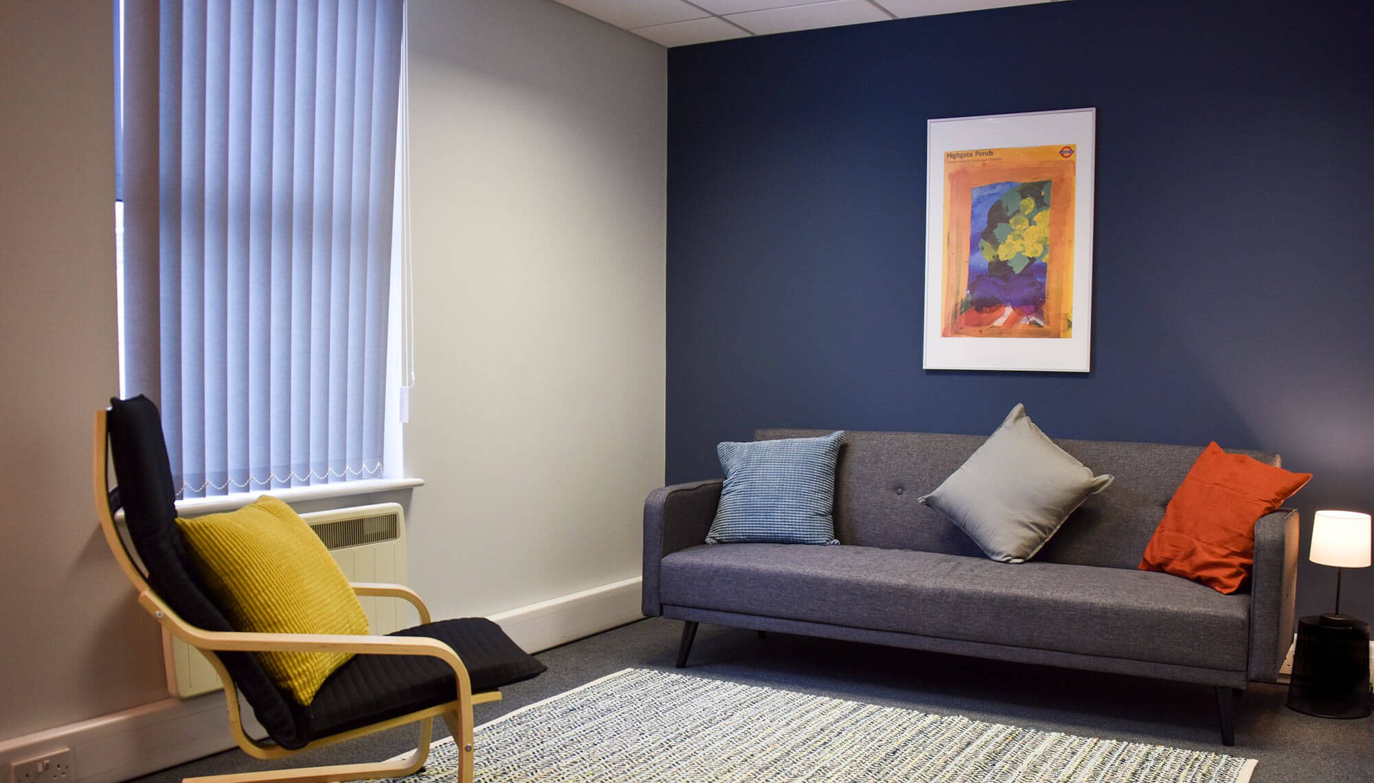Consulting Room in The Therapy Clinic, Psychotherapy Brighton